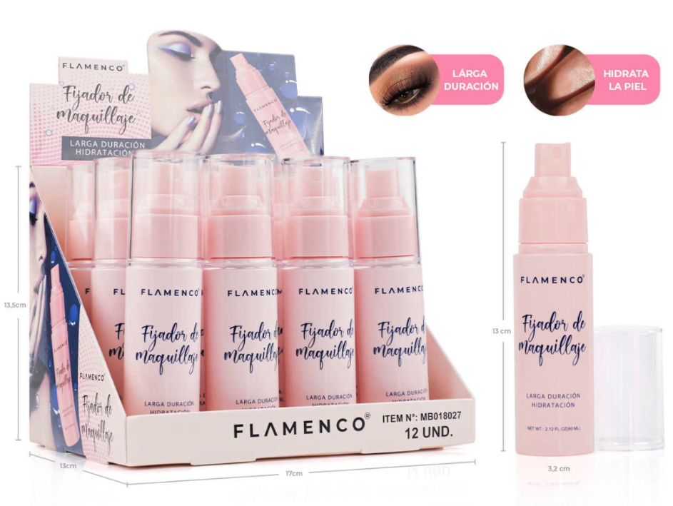 Fijador de Maquillaje Larga Duración e Hidratante