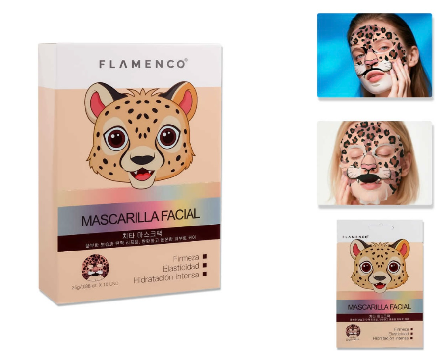 Caja de Mascarillas Figura Tigre 10 Unidades