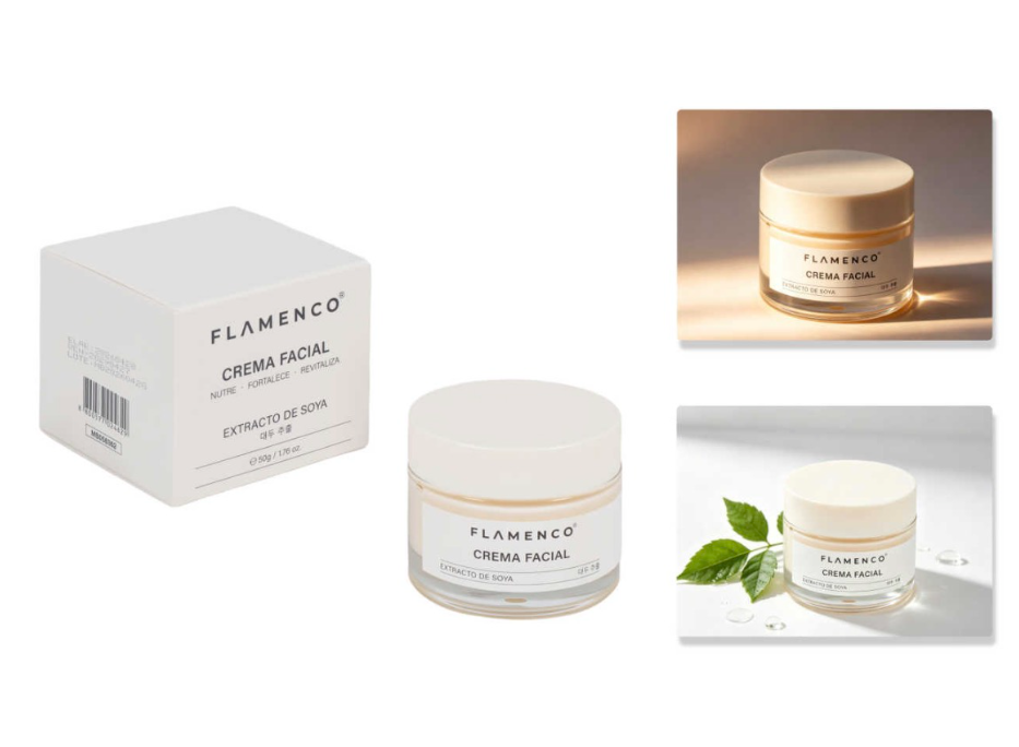 Crema Facial Extracto de Soya