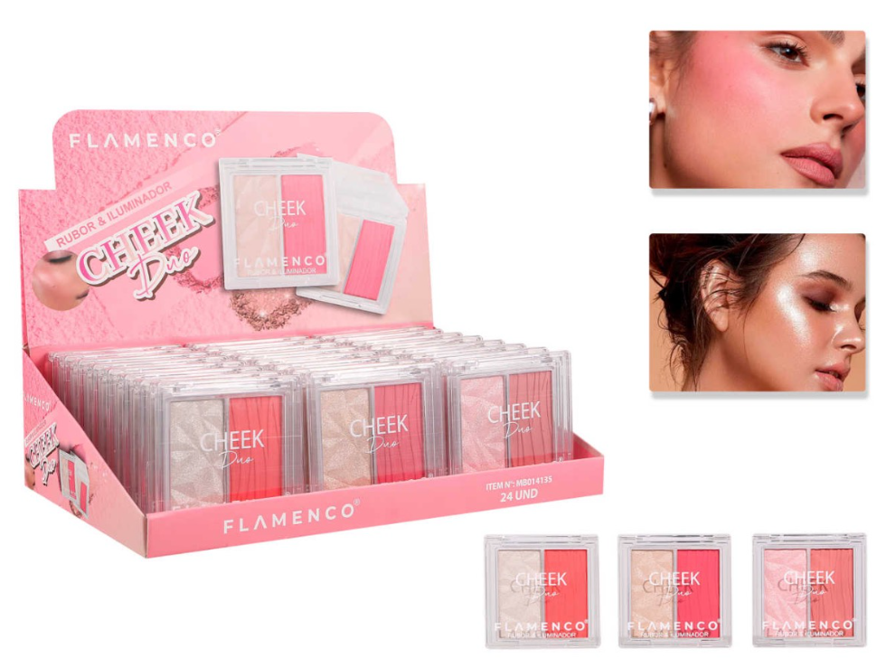 Set Paleta Rubor + Iluminador Cheek