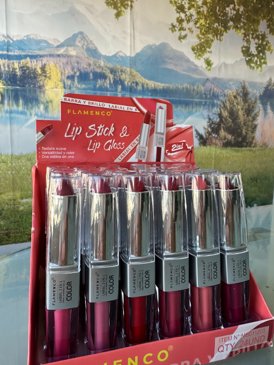 Labial 2en1 Líquido + en Barra