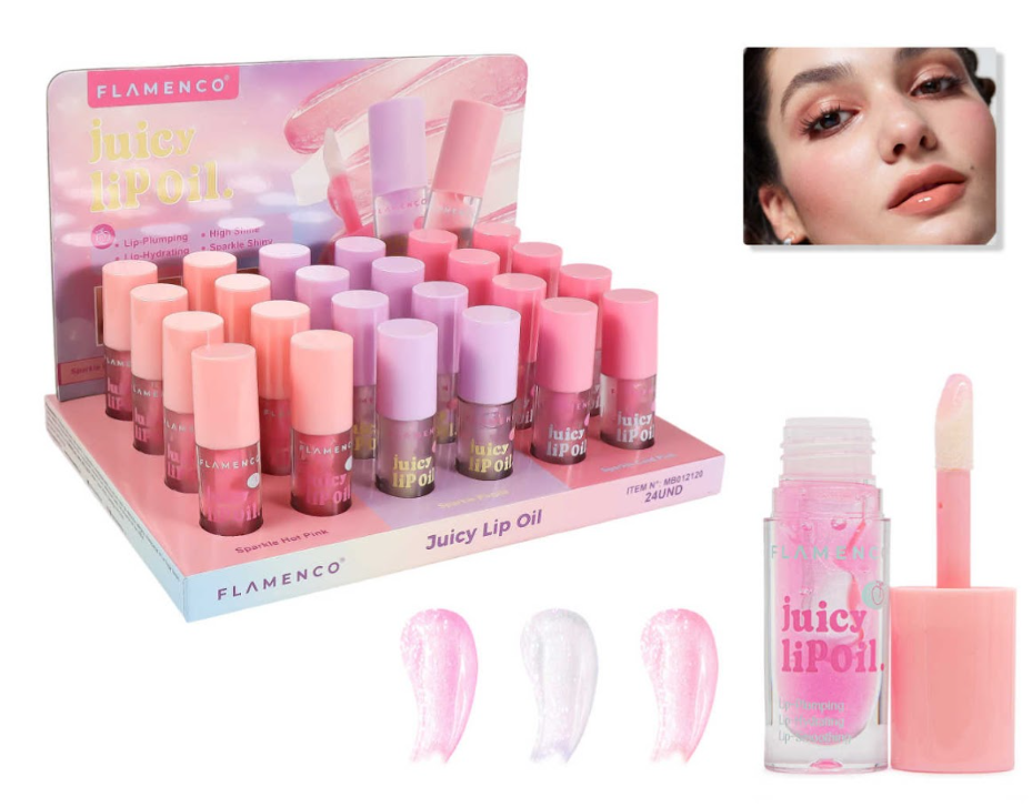 Lip Oil Glitter + Voluminizador