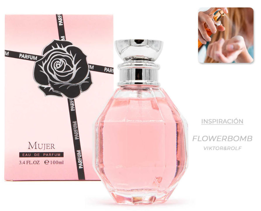 Perfume Mujer Inspiración Flowerbomb