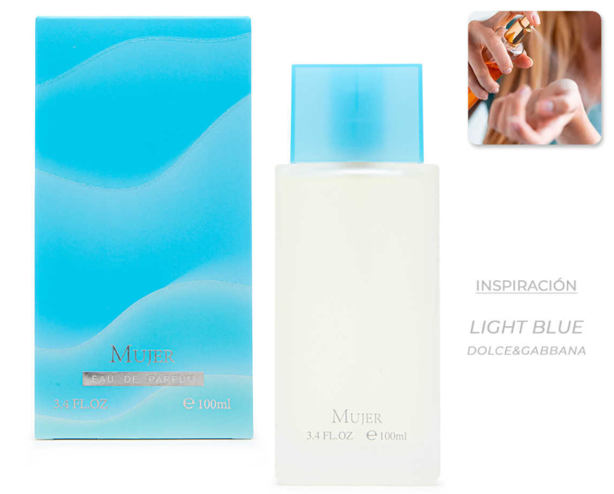 Perfume Mujer Inspiración Light Blue