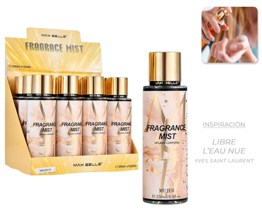 Splash Corporal Mujer Inspiración Libre L’Eau Nue