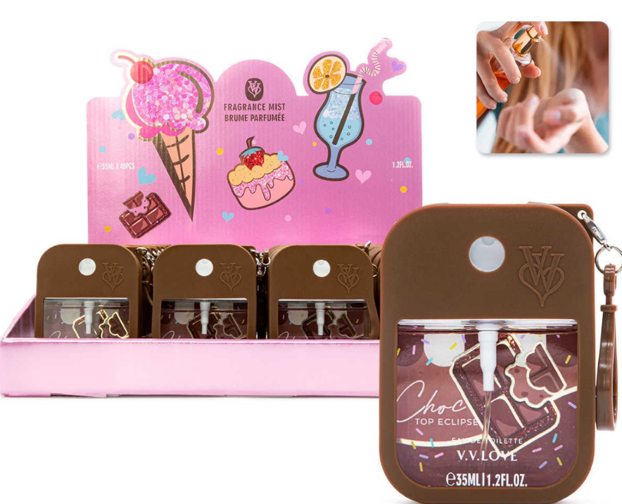Pack 4 Perfumes de Cartera Mujer - Pastel, Helado y Chocolate