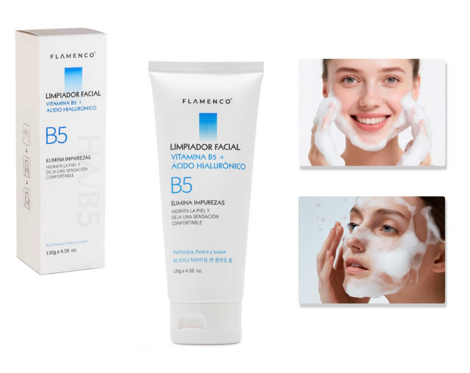 Limpiador Facial Vitamina B5 + Ácido Hialurónico