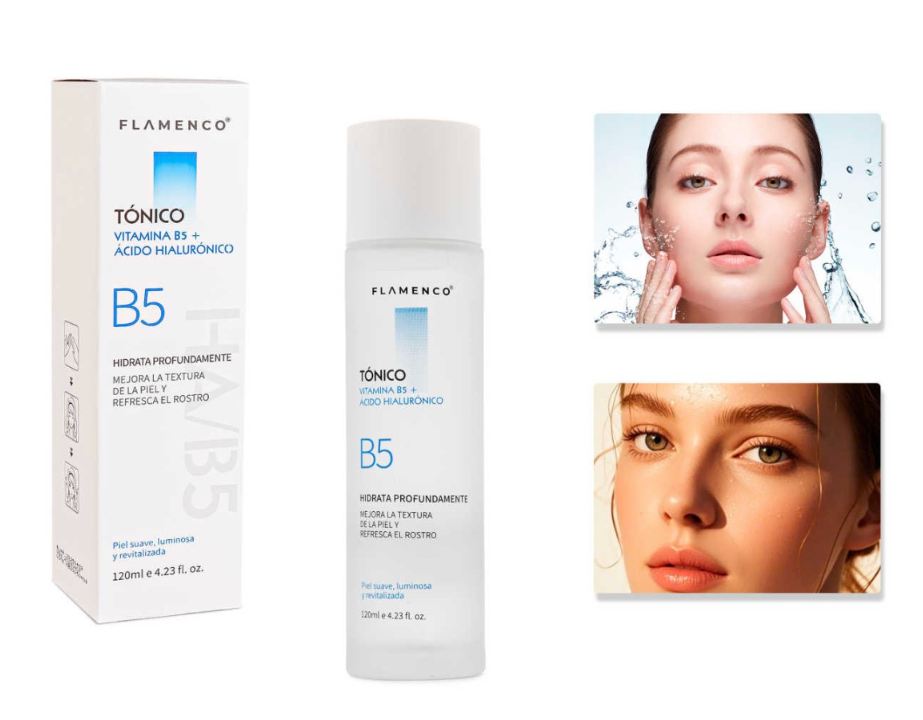 Tónico Facial Vitamina B5 + Ácido Hialurónico